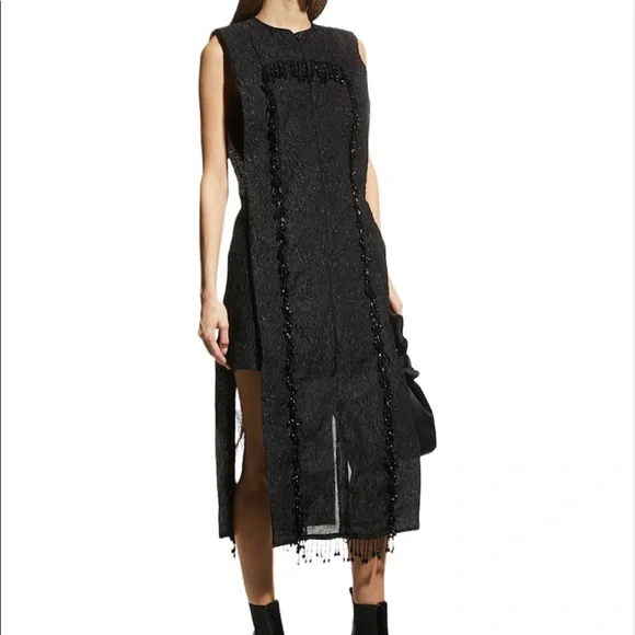 NWT Ganni Jacquard Dress Size 8 US (40 FR) - Picture 3 of 16